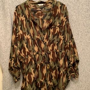 Camo mini dress